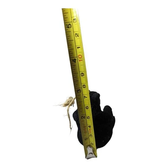 Midwest of Cannon Falls Flocked Sitting Black Bear Christmas Holiday Ornament - Picture 3 of 5